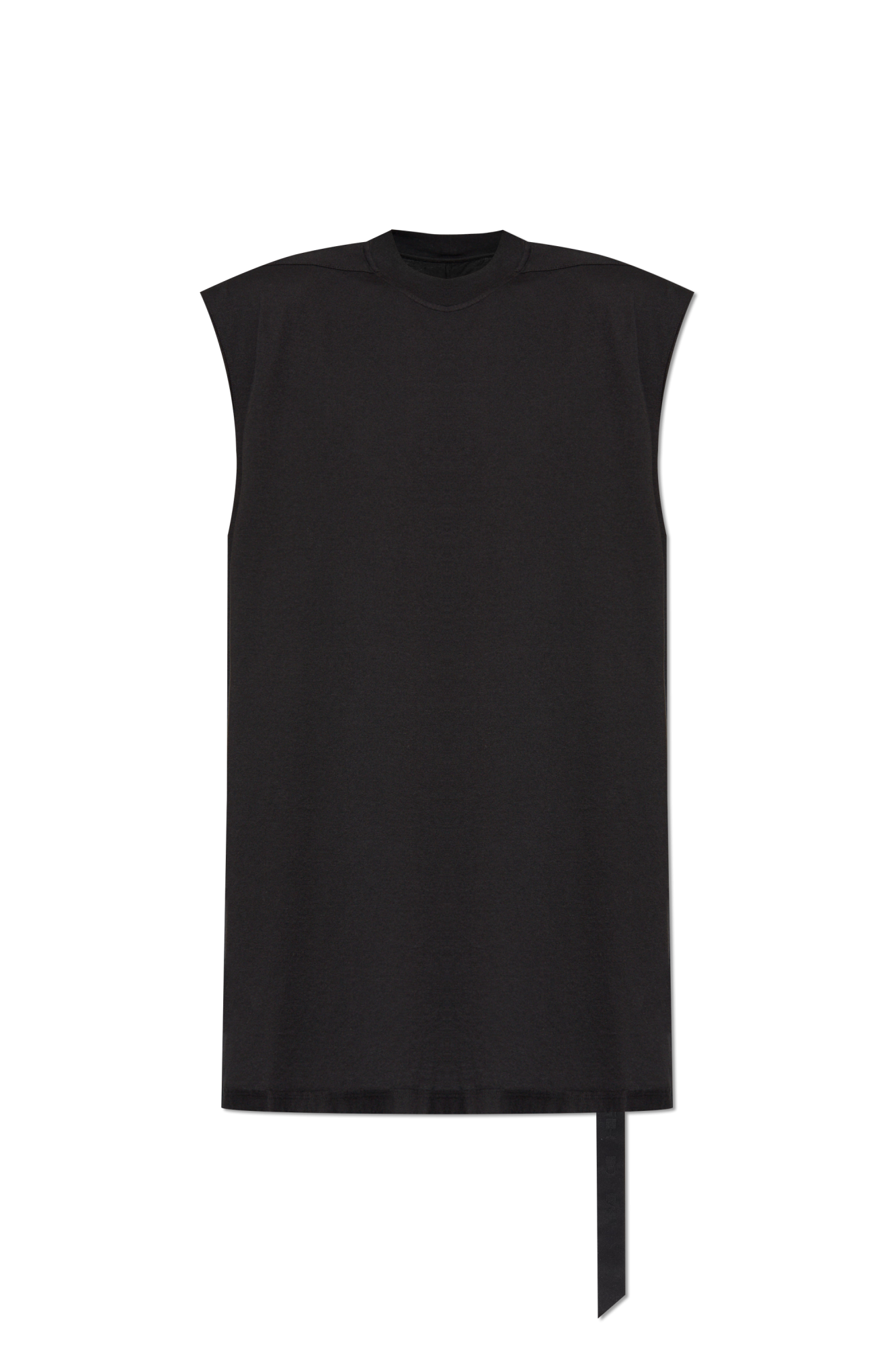 新品 RICK OWENS DRKSHDW TARP TEE BLACK M Black Hollywood Tarp T-shirt by Rick Owens DRKSHDW on Sale